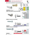 Tornillo Torres M8-60 Zincado 60Mm Medida Total: Cabeza+Rosca (100 uds.)