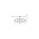Bisagra Laton Mate 65-30 Con Freno Susan