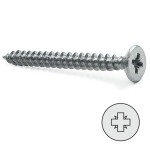 Tornillo Madera Cabeza Plana Pozidriv 4,5-40 +++ (1000 uds.)