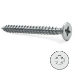 Tornillo Madera Cabeza Plana Pozidriv 4-45 +++ (1000 uds.)