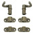 Accesorios Cerradura Falleba Metalico Cuero Duver 1Gancho Dcha+ 1Izda,2Puentes Gancho+ 2Puentes Varilla.