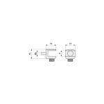 Soporte Estante Cristal Filo Piv.d5 Latonado  Regulable. (100 uds.)
