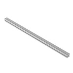 Perfil Soporte Embutir Plata Mate 3,5M  (Venta En Barras De 3,5Mts.) (5 uds.)