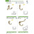 Colgador Simple Pequeño Laton
