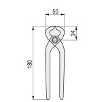 Tenaza Carpintero 7"-180Mm Pvc Tipo Frances