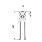 Tenaza Carpintero 9"-225Mm Pvc Tipo Frances