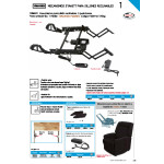 Mecanismo , 1 Motor, Reclinable Basico 97637 Respaldo/Reposapies.