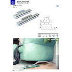 Pata Metal Albero Ovalado 50X25 L305 Cromo