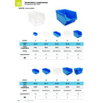 Gaveta Apilable Tayg Nº51 Azul 100X170X80Mm 0,8L Ref.251023