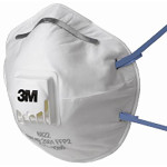 Mascarilla Moldeada Valvula 3M Ffp2 8822 (10 uds.)