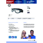 Gafas Pegaso Antimpacto Coverbriko 72-9 Peligro De Impacto En Zona Frontal O Lateral