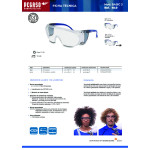 Gafas Pegaso Contraimpacto Basic-3 40/9 Utilizar Con O Sin Gafas Graduadas.