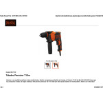 Taladro Percutor B&D 710W Beh710K Con Maletin