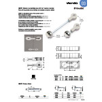 Fresa Bisagra Hw 30-57,5Mm Sx 317.300.12 Mango 10X26 Acople Rapido Rotacion Izquierda