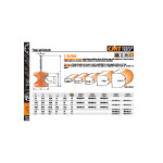 Fresa Mad.semicirc.s8/R6,35/I25 95400411