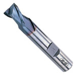 Fresa 2L Corta M/Cil 12Mm Tialn
