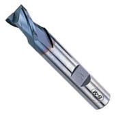 Fresa 2L Corta M/Cil 12Mm Tialn