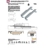 Guia Mesa Extensible Kombi 37 H69 720Mm Bidi Sin Freno 2 Tableros X 500Mm. 70 Kgs.