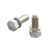 Pie Nivelador Regulable Triplo M6X24 Blanco  Tuerca + Tornillo M6-24 + Tapon Blanco (100 uds.)