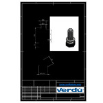 Pie Nivelador Regulable Triplo M6X24 Blanco  Tuerca + Tornillo M6-24 + Tapon Blanco (100 uds.)