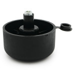 Pie Nivelador Regulable Mantene Ø50 H27 Negro