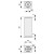 Pata Aluminio Cromado Iberia 40X40 H80 (4 uds.)