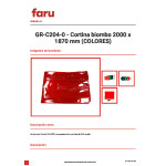 Mampara P/Soldadura Rojo Ce 2000X1870 Cortina+Estructura Metalica