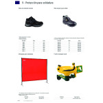 Mampara P/Soldadura Rojo Ce 2000X1870 Cortina+Estructura Metalica