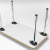 Pata Plegable A710 Ø50 Cromada Art.253R