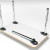 Pata Plegable A710 Ø50 Cromada Art.253R