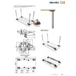 Pata Plegable A710 Ø50 Cromada Art.253R