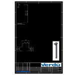 Pata Mesa Plegable Ø50 H710 Cromo Mesa Fija