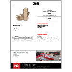 Guantes Algodon Lunares Pvc (12 uds.)