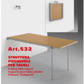 Bastidor Plegable Atara Para Mesa H70 Aluminio
