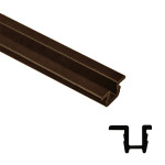 Guia Superior, Inferior Roll-22/42 Pvc Marron 3M 3126