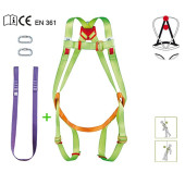 Arnes Seguridad Frontal/Dorsal En361 Elemento Amarre + 2 Mosquetones