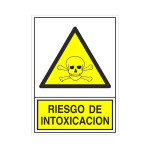 Señal 309 Plast.420X297 "Riesgo Intox." Riesgo De Intoxicacion