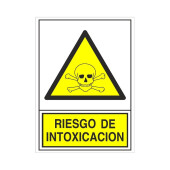 Señal 309 Plast.420X297 "Riesgo Intox." Riesgo De Intoxicacion