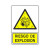 Señal 321 Plast.420X297"Riesg.explosion"