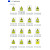 Pegatina 60X80Mm "Riesgo Electrico" Pequeña