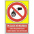 Señal 409 Plast.420X297"No Agua P/Ext" En Caso De Incendio No Usar Agua