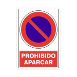 Señal 430 Alum.295X210 "Prohib.aparcar"