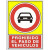 Señal 497 Plast.420X297 "Pr.paso Vehic." Prohibido El Paso De Vehiculos