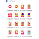 Señal 497 Plast.420X297 "Pr.paso Vehic." Prohibido El Paso De Vehiculos