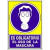 Señal 606 Plast.420X297 "Obli.uso Masc." Es Obligatorio El Uso De La Mascara