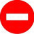 Señal R-101 Chapa 50Cm. "Dir.prohibida"