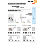 Bisagra 94º Cristal C2C7N39 Contracodo Cazoleta D26Mm. Apto Para Cristal De 4 A 6Mm.
