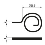 Muelle Manivela 2 X 1Mm 1424