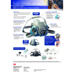 Mascarilla Proteccion 3M 6502Ql Mediana Respirador Reutilizable Gases Y Vapores Desmontable