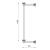 Herraje Motion Puerta Armario 480-580 Gris Ptas.min.15Kgs - Max.50Kgs